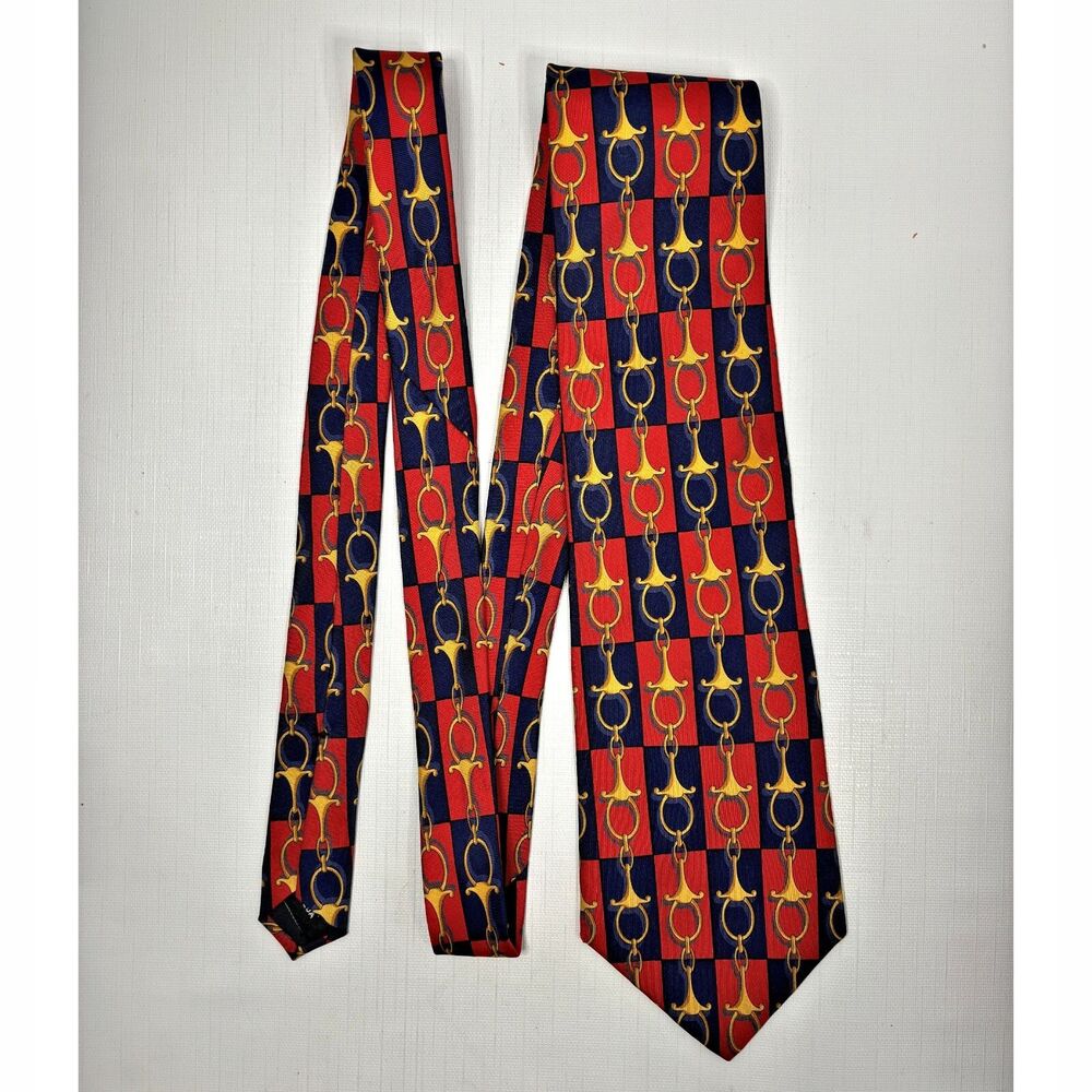 Kasper Mens Equestrian Silk Necktie Formal Office Career Executive Business Work